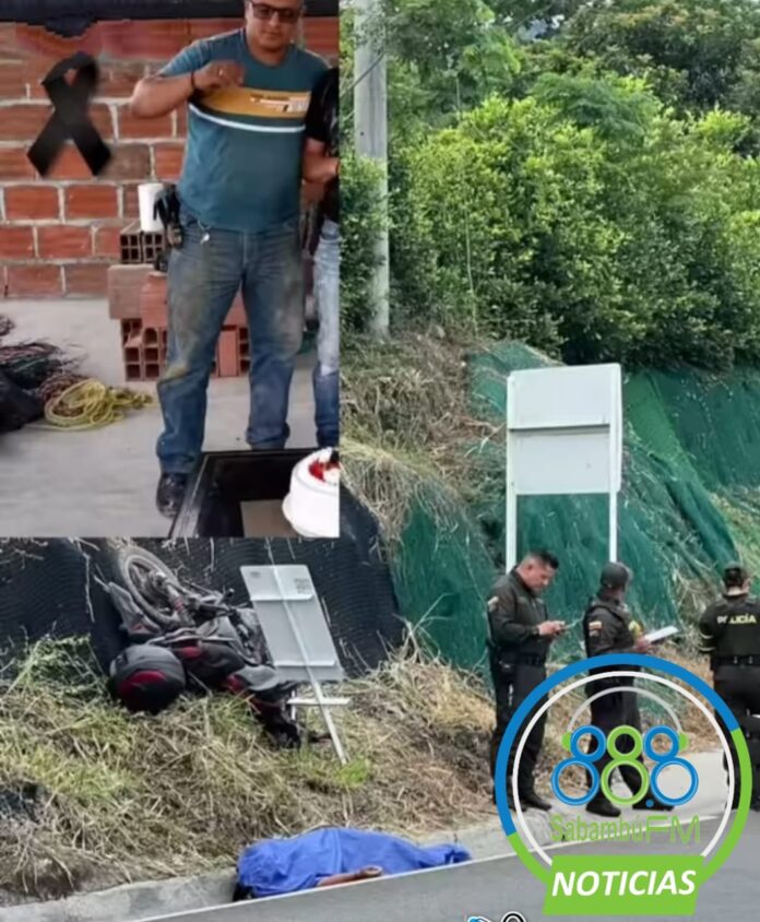 IDENTIFICAN A SERGIO DUQUE, EL MOTOCICLISTA FALLECIDO ESTA MAÑANA EN VÍAS DEL MUNICIPIO DE GIGANTE